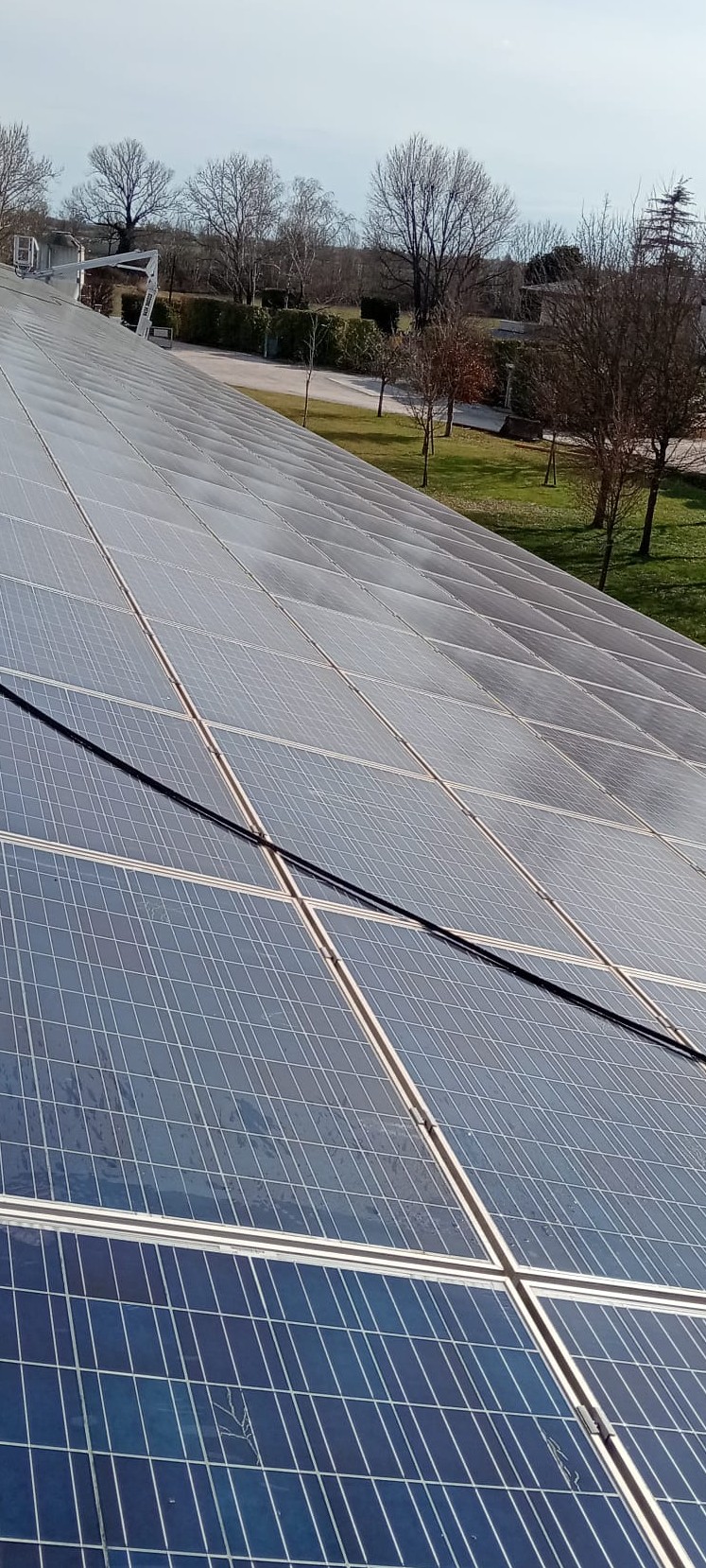 pulizia impianto fotovoltaico Precenicco SOC. AGR VECON