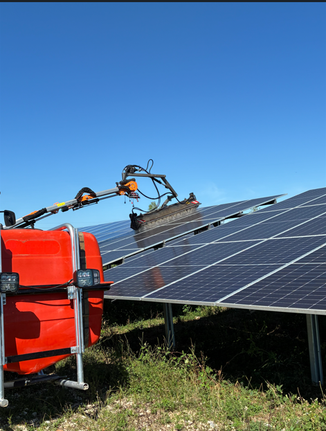 pulizia impianti fotovoltaici a terra ok