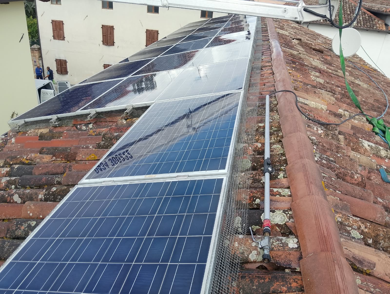 pulizia impianto 6kWp Visco