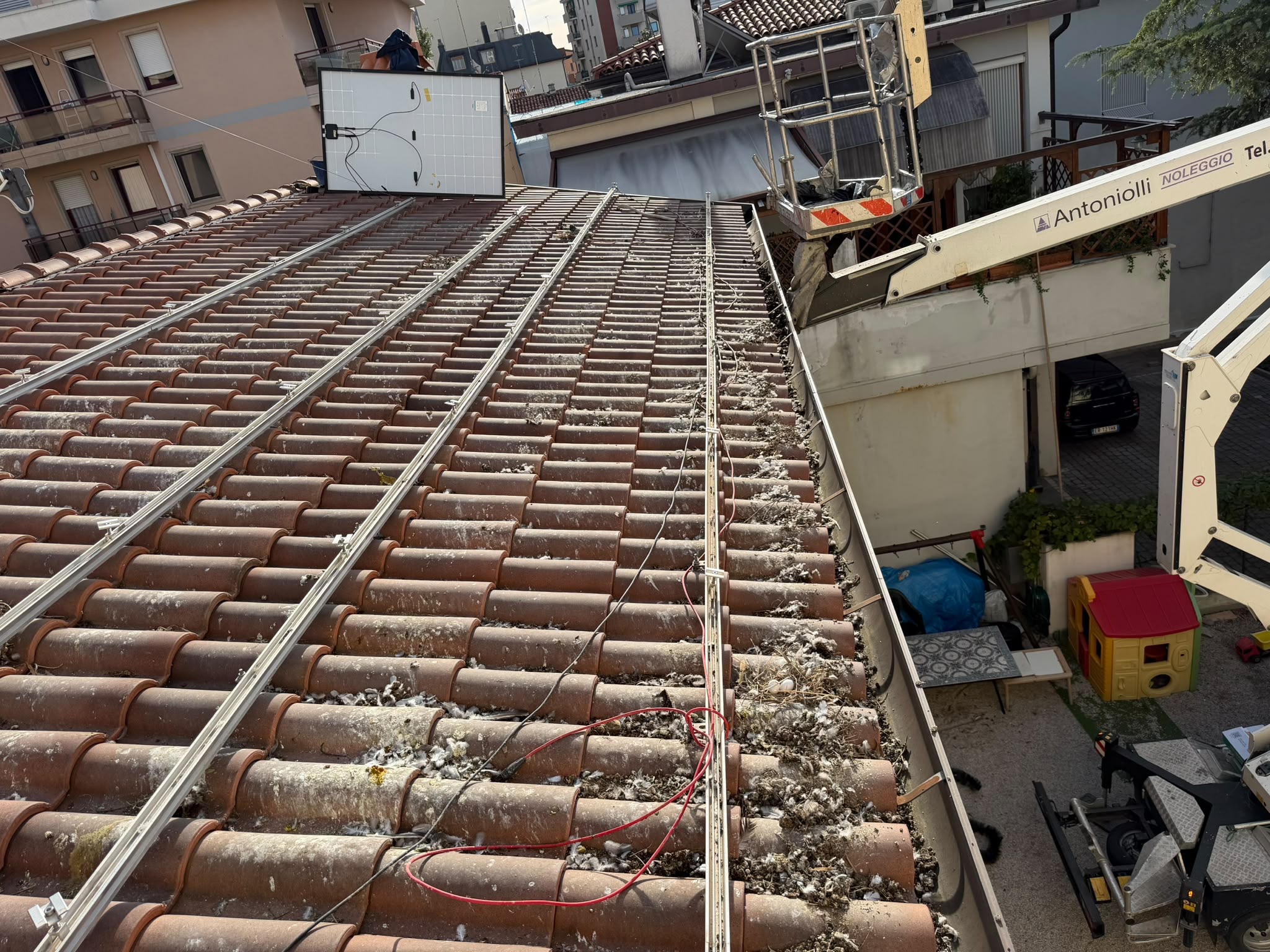 pulizia tetto sun services